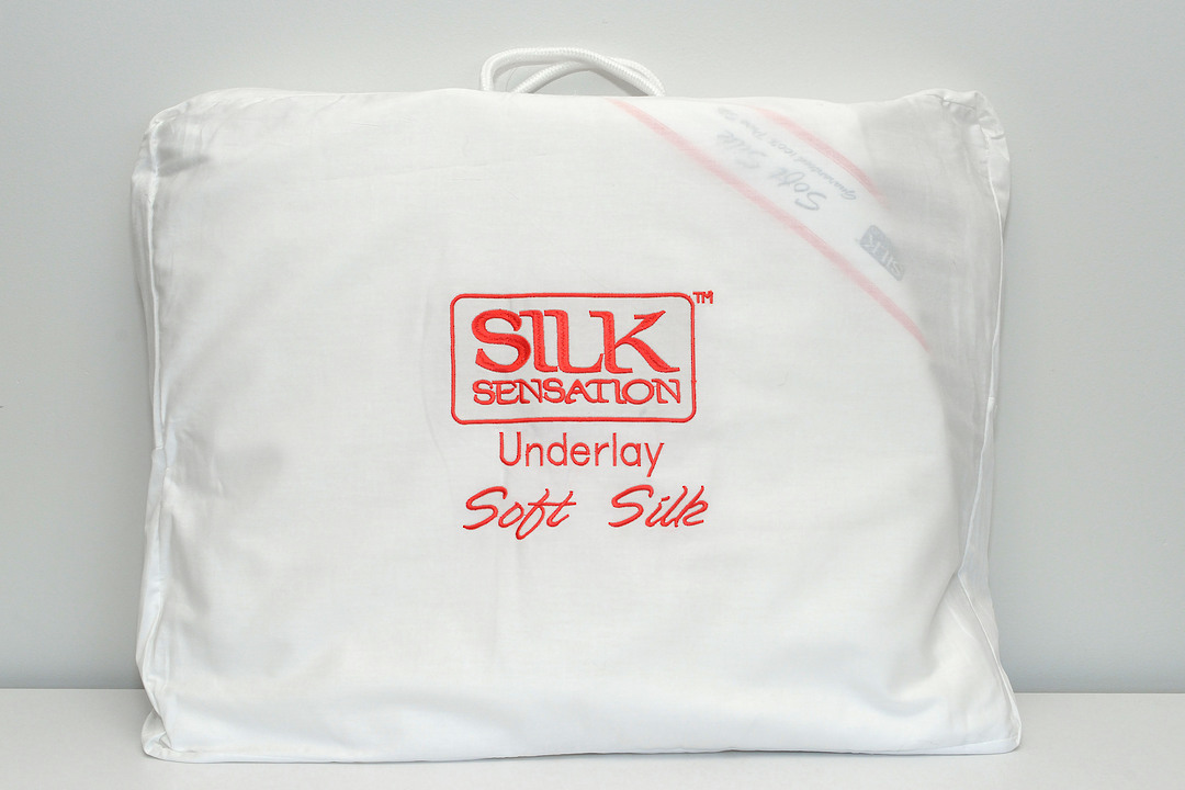 Silk Sensation - Washable 100 percent Silk Underlay - Mattress Topper image 1